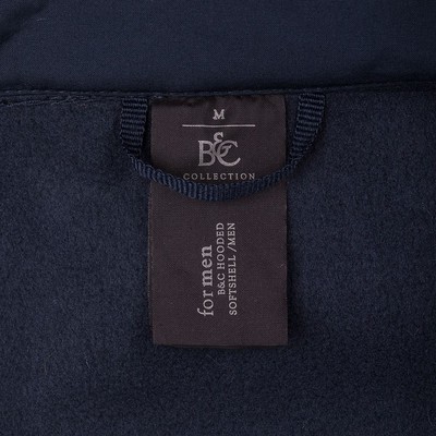 Куртка мужская Hooded Softshell темно-синяя