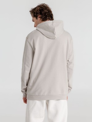 Толстовка с капюшоном унисекс Hoodie, дымчато-серая
