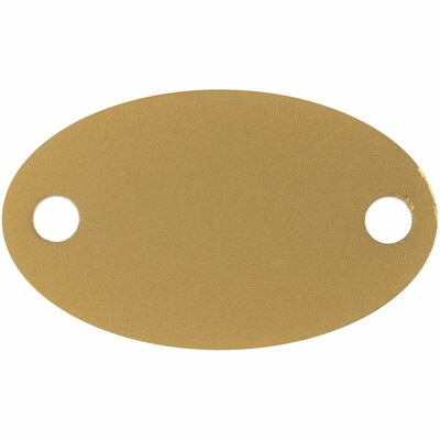 Шильдик металлический Alfa Oval, золотистый