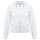 Толстовка женская Hooded Full Zip белая