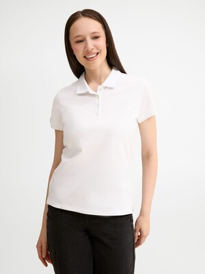 Рубашка поло женская People 210, белая