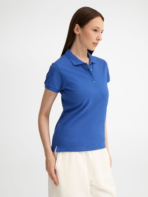 Рубашка поло женская People 210, ярко-синяя (royal)