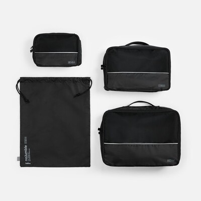 Дорожный набор сумок noJumble 4 в 1, черный