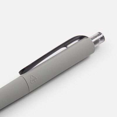 Ручка шариковая Prodir DS8 PRR-T Soft Touch, серая
