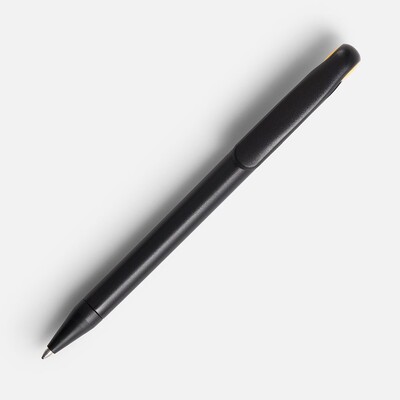 Ручка шариковая Prodir DS1 TMM Dot, черная с желтым