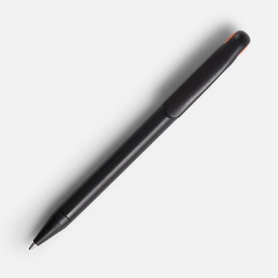Ручка шариковая Prodir DS1 TMM Dot, черная с оранжевым
