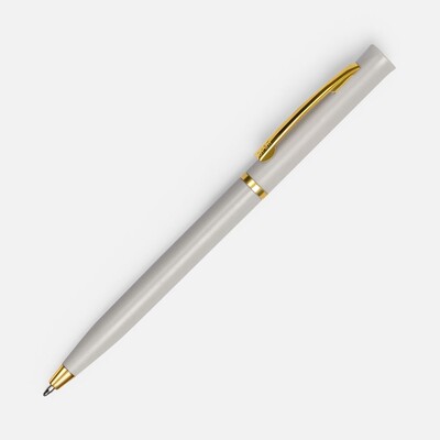 Ручка шариковая Euro Gold, серая