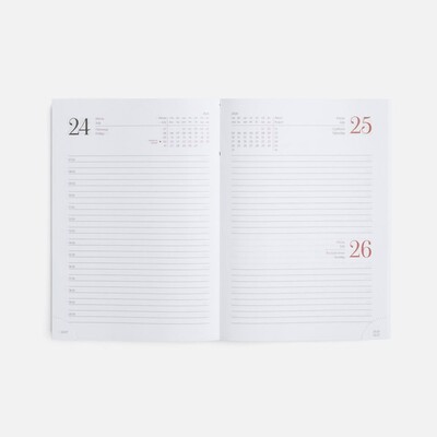 Ежедневник New Nebraska, датированный, коричневый