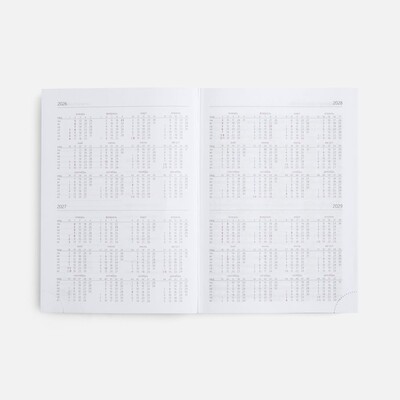 Ежедневник New Nebraska, датированный, коричневый