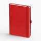 Ежедневник Favor, недатированный, красный