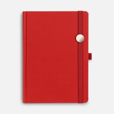 Ежедневник Favor Metal, недатированный, красный