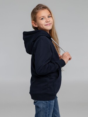 Толстовка с капюшоном детская Kirenga Kids, темно-синяя