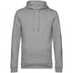 Толстовка с капюшоном унисекс BNC Inspire (Organic), серый меланж