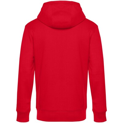 Толстовка с капюшоном унисекс King, красная