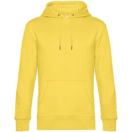 Толстовка с капюшоном унисекс King, желтая