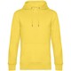 Толстовка с капюшоном унисекс King, желтая