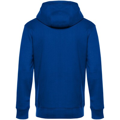 Толстовка с капюшоном унисекс King, ярко-синяя
