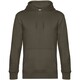 Толстовка с капюшоном унисекс King, хаки