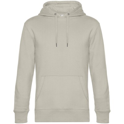 Толстовка с капюшоном унисекс King, дымчато-серая