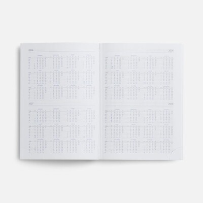 Ежедневник New Nebraska, датированный, синий