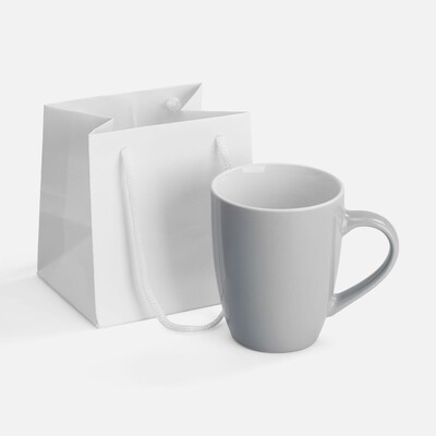 Пакет бумажный под кружку Cupfull, белый