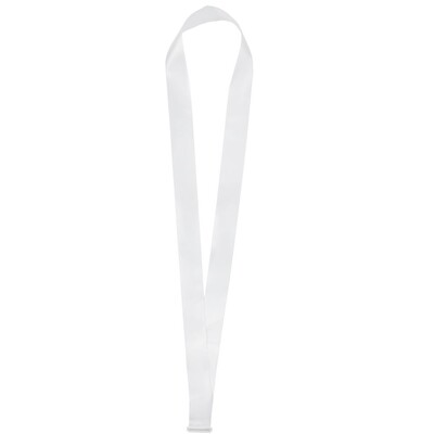 Лента для медали с пряжкой Ribbon, белая