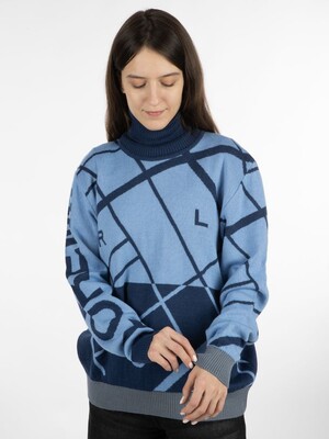 Свитер на заказ Tricksy Net, полушерсть