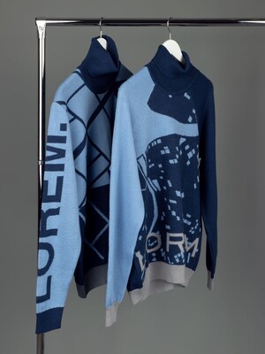 Свитер на заказ Tricksy Net, полушерсть