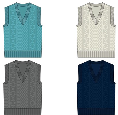 Жилет оверсайз на заказ Tricksy Terra Grand, акрил