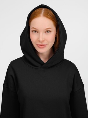 Худи оверсайз унисекс Tolla, черное