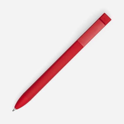 Ручка шариковая Swiper SQ Soft Touch, красная