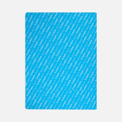 Флисовый плед Feltro Color Plus с печатью на заказ, M