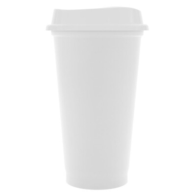 Стакан с крышкой Color Cap White, белый