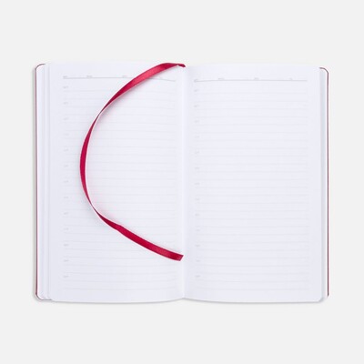 Ежедневник Nova Round, недатированный, красный