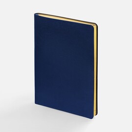 Ежедневник Nebraska Flex, недатированный, синий с золотистым