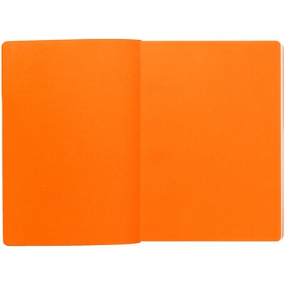 Ежедневник Flexpen Black, недатированный, черный со светло-оранжевым