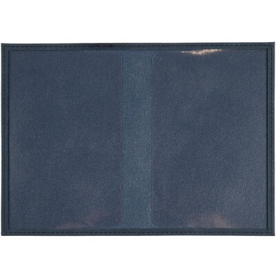 Обложка для паспорта Nubuk, синяя