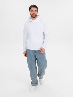 Худи оверсайз унисекс Outshine, белое