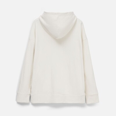 Худи унисекс H2, молочно-белое