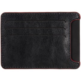 Чехол для карточек Arrival, черный с красным