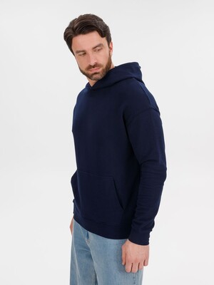 Худи оверсайз унисекс Outshine, темно-синее