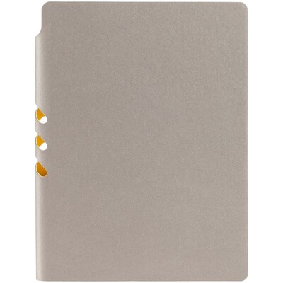 Ежедневник Flexpen, недатированный, серебристо-желтый