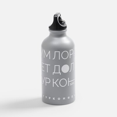 Бутылка для воды Funrun 400, серая