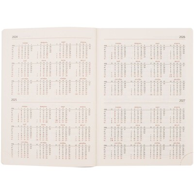 Ежедневник Capital, недатированный, красный