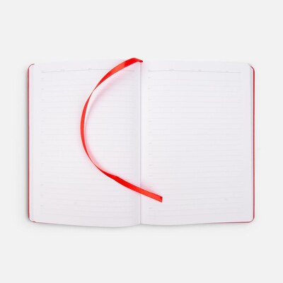 Ежедневник Tact, недатированный, красный