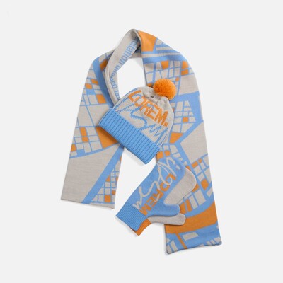 Шарф Joyful на заказ, XL, полушерсть