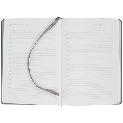 Ежедневник Spain Shall на заказ, недатированный, серый с зеленым