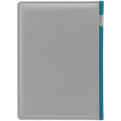 Ежедневник Spain Shall на заказ, недатированный, серый с бирюзовым