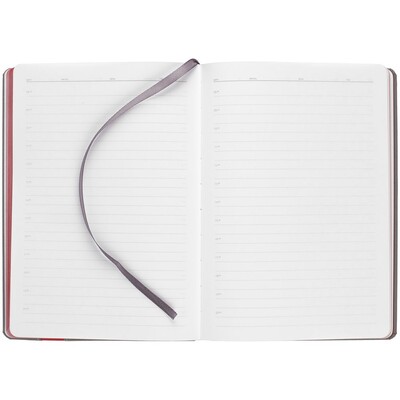 Ежедневник Rubikon на заказ, недатированный серо-красный