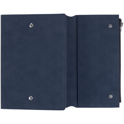 Ежедневник Grace на заказ, недатированный, темно-синий
